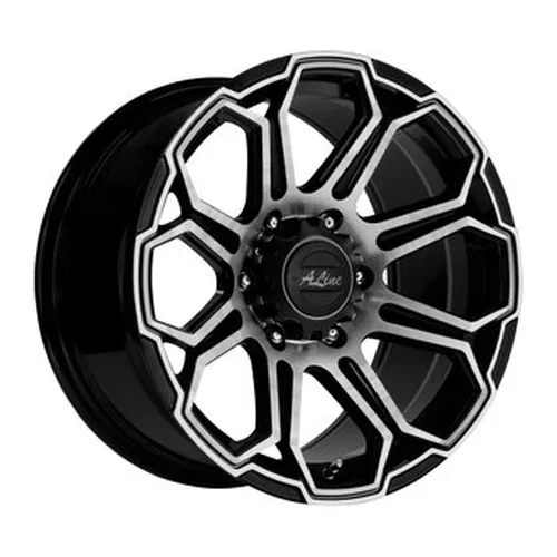 MAG WHEEL - TERMINATOR BLACK MACHINED FACE 17X9 6X139.7 ET25 (SET OF 4)